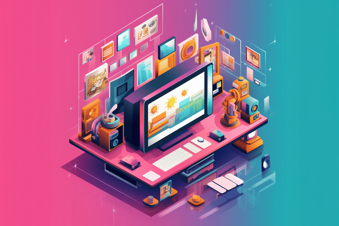 Banner image of a computer highlighting purpose of blog article